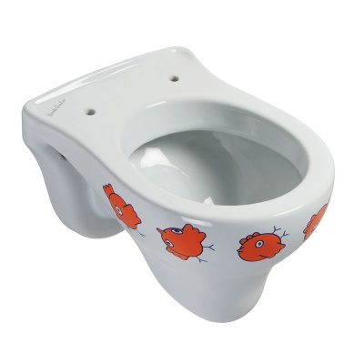 'Birdo' Junior School Wall Hanging WC Bowl  | Ponte Giulio